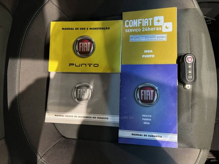 FIAT - PUNTO - 2015/2016 - Vermelha - R$ 46.900,00