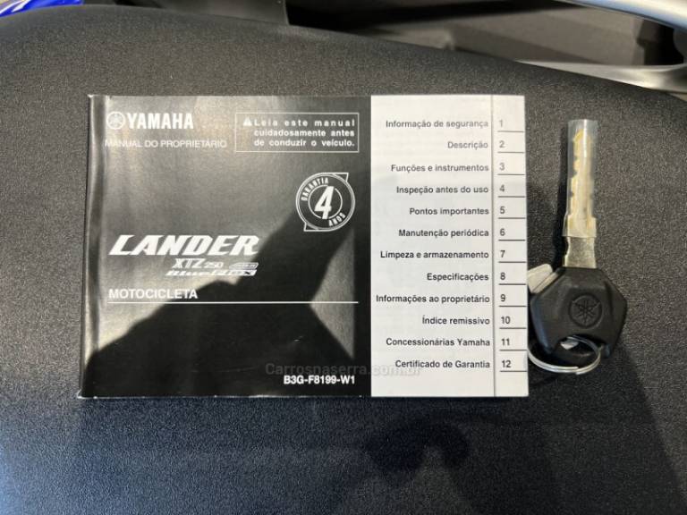 YAMAHA - XTZ 250 - 2021/2022 - Azul - R$ 22.900,00