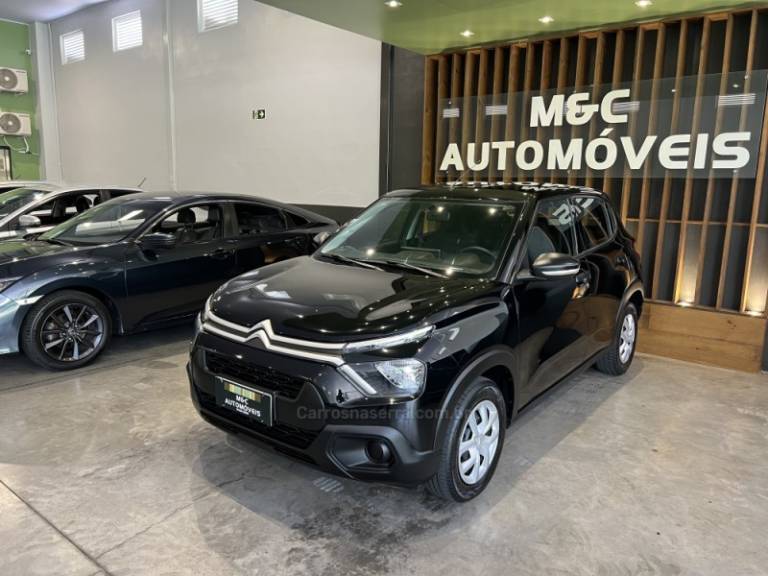 CITROËN - C3 - 2023/2024 - Preta - R$ 66.900,00